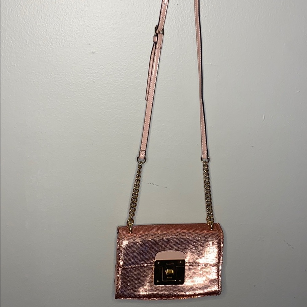 rose gold purse